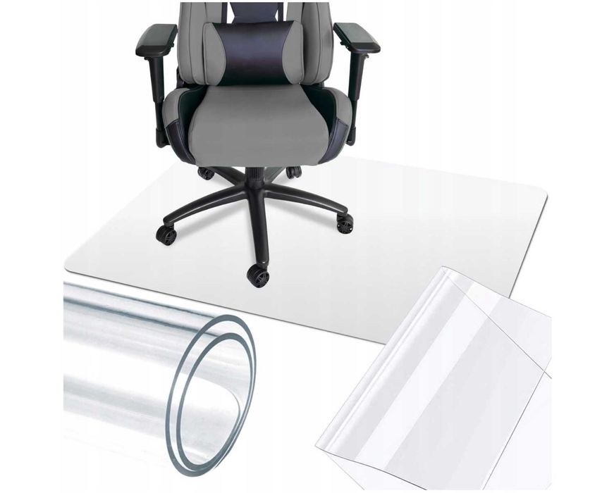 Mata Ochronna pod Fotel Podkładka Krzesło Obrotowe 140x100cm 0.5mm