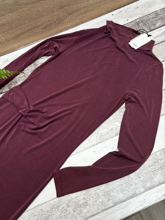 Nowa sukienka, jesień, zima, bordo, rozmiar S