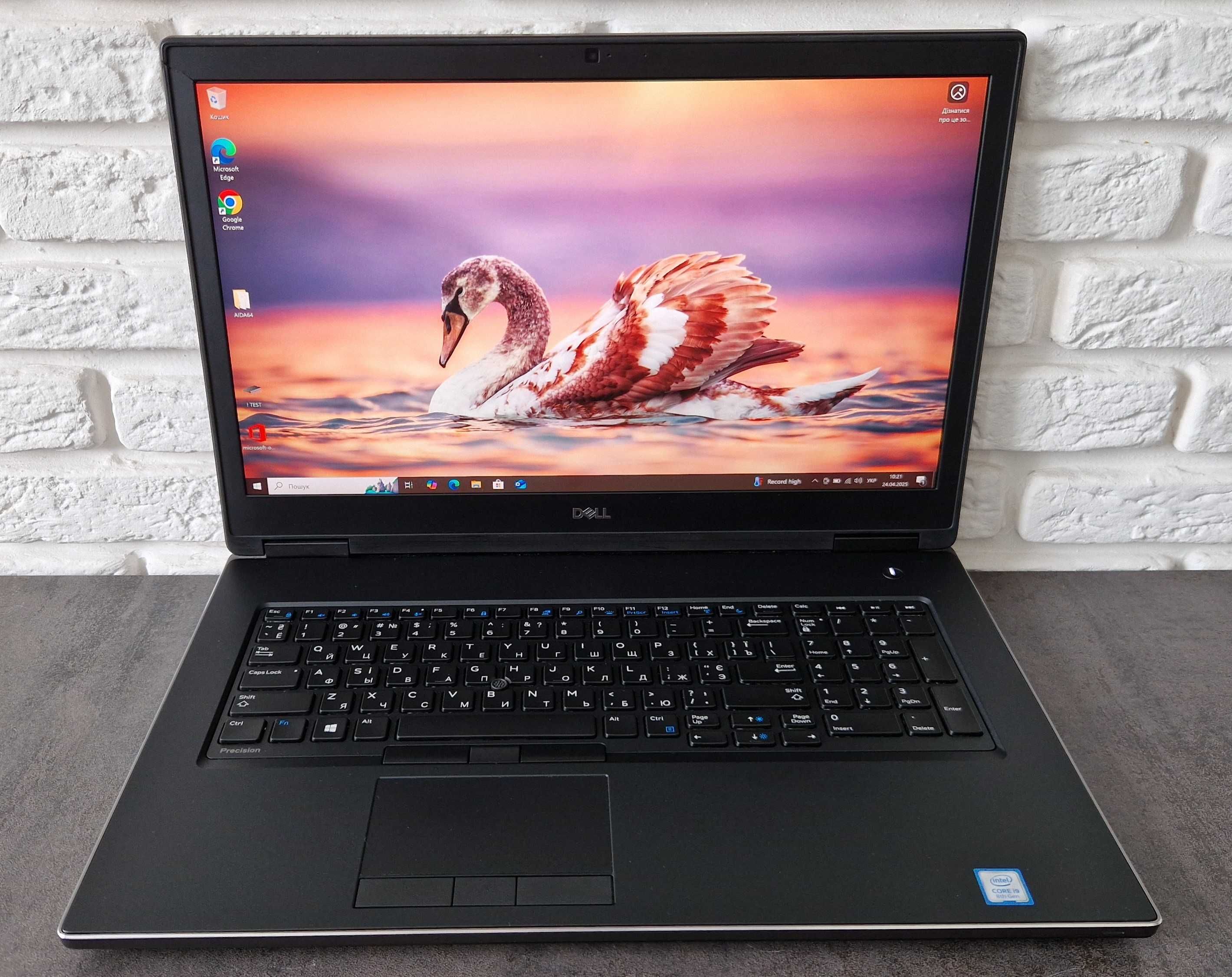 Ноутбук Dell Precision 7730/i9-8950HK/32/128/512/NVIDIA/4K