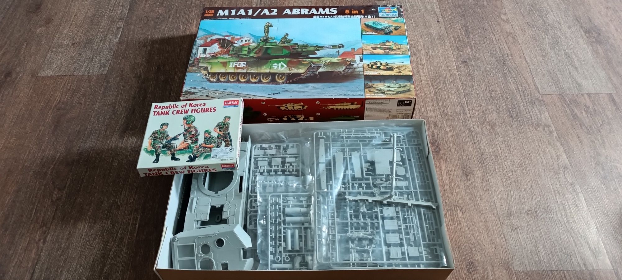 Сборная модель танка Abrams 1/35