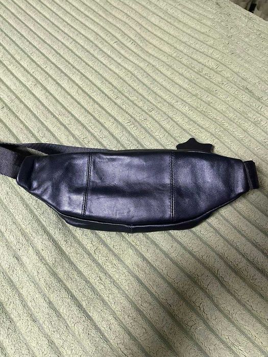 Поясна бананка з натуральної шкіри, поясная на пояс бананка кожанная