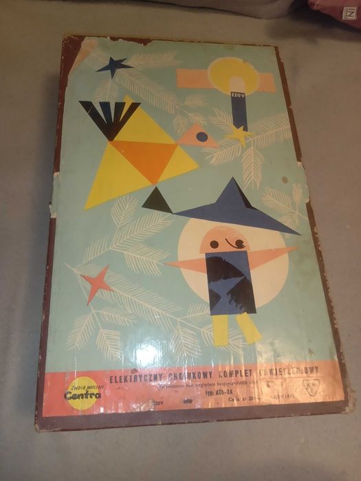 Lampki choinkowe Polskie CENTRA -PRL