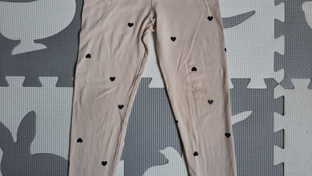 Legginsy 104, H&M, 2 szt.