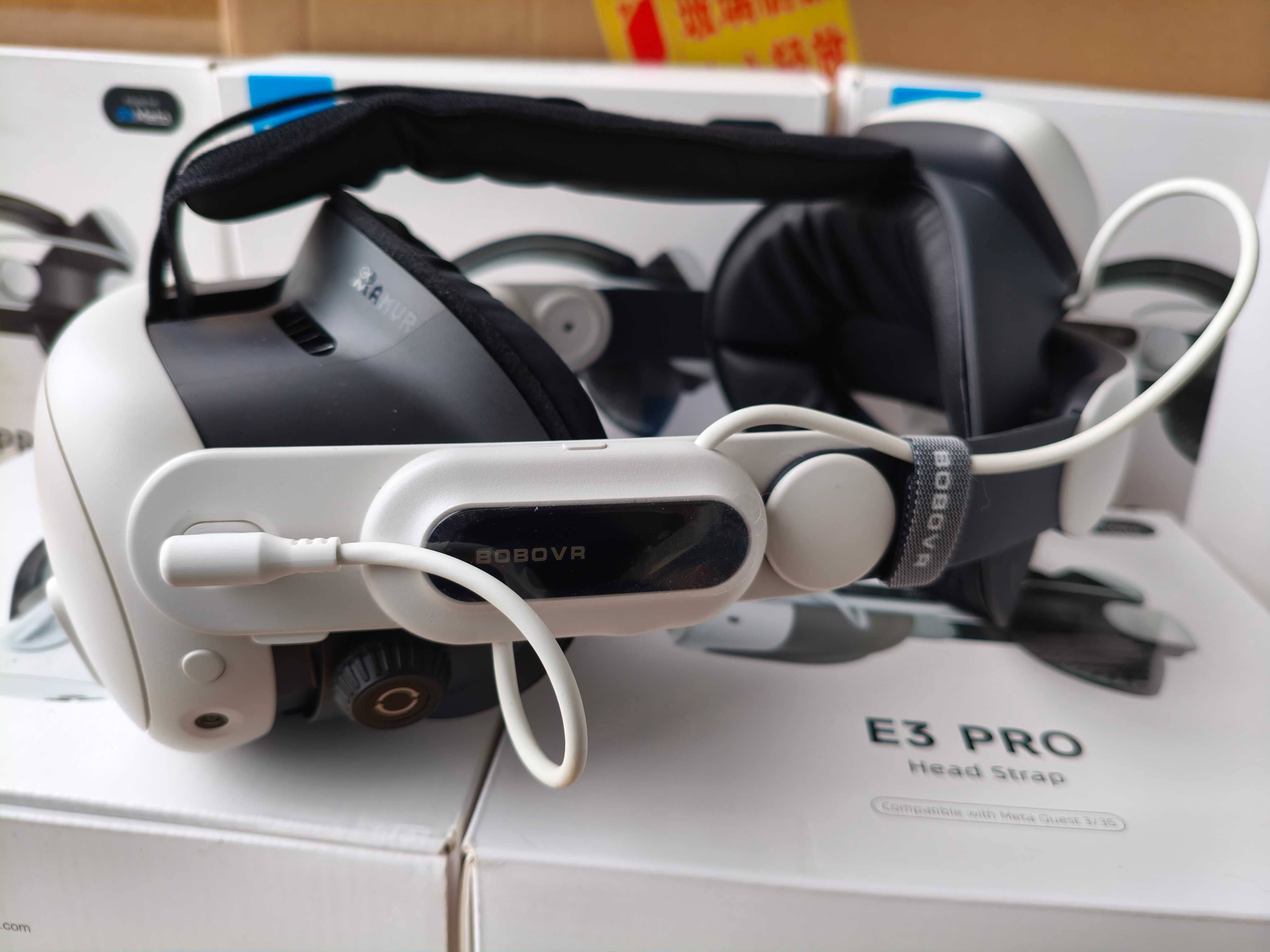 BOBOVR E3 Pro Head Strap Latest version Meta Quest 3 10000mA Акція!!
