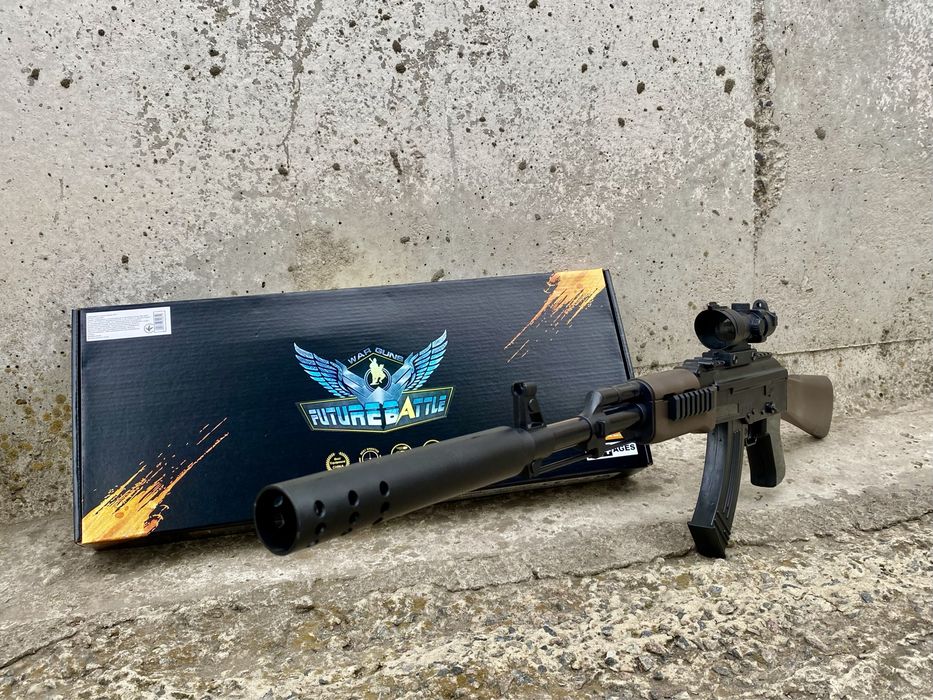 Гель Бластер Автомат Калашникова АК-47 з PUBG Орбізи / Орбіган 87 см