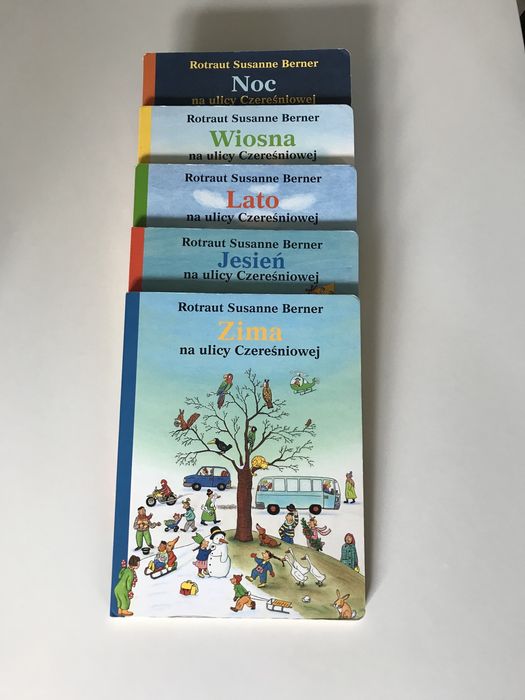 Zestaw książek Zima, Wiosna, Lato, Jesień i Noc na ulicy Czereśniowej