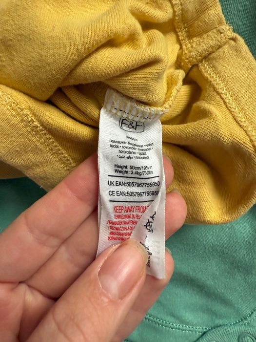 Набір дитячих бодіків для новонароженого. р. 50