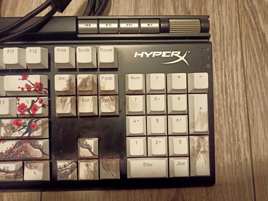 Klawiatura hyperx alloy elite 2 +, keycapy plum blossom