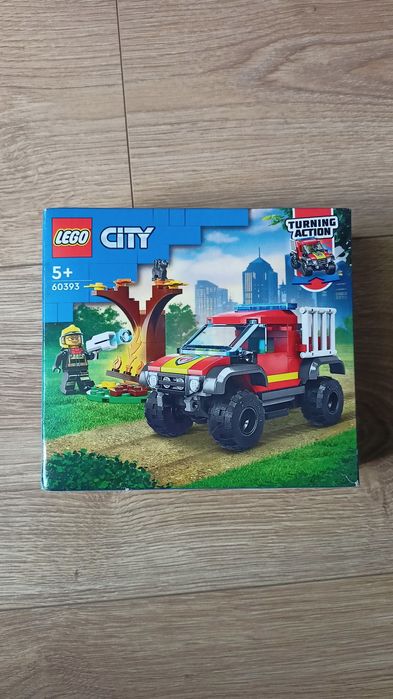 NOWE klocki LEGO CITY 60393 Wóz strażacki ORYGINAŁ 97szt.