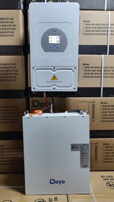 В наличии аккумуляторная батарея Deye SE-G5.1 Pro-B 5 квт, 100 ah
