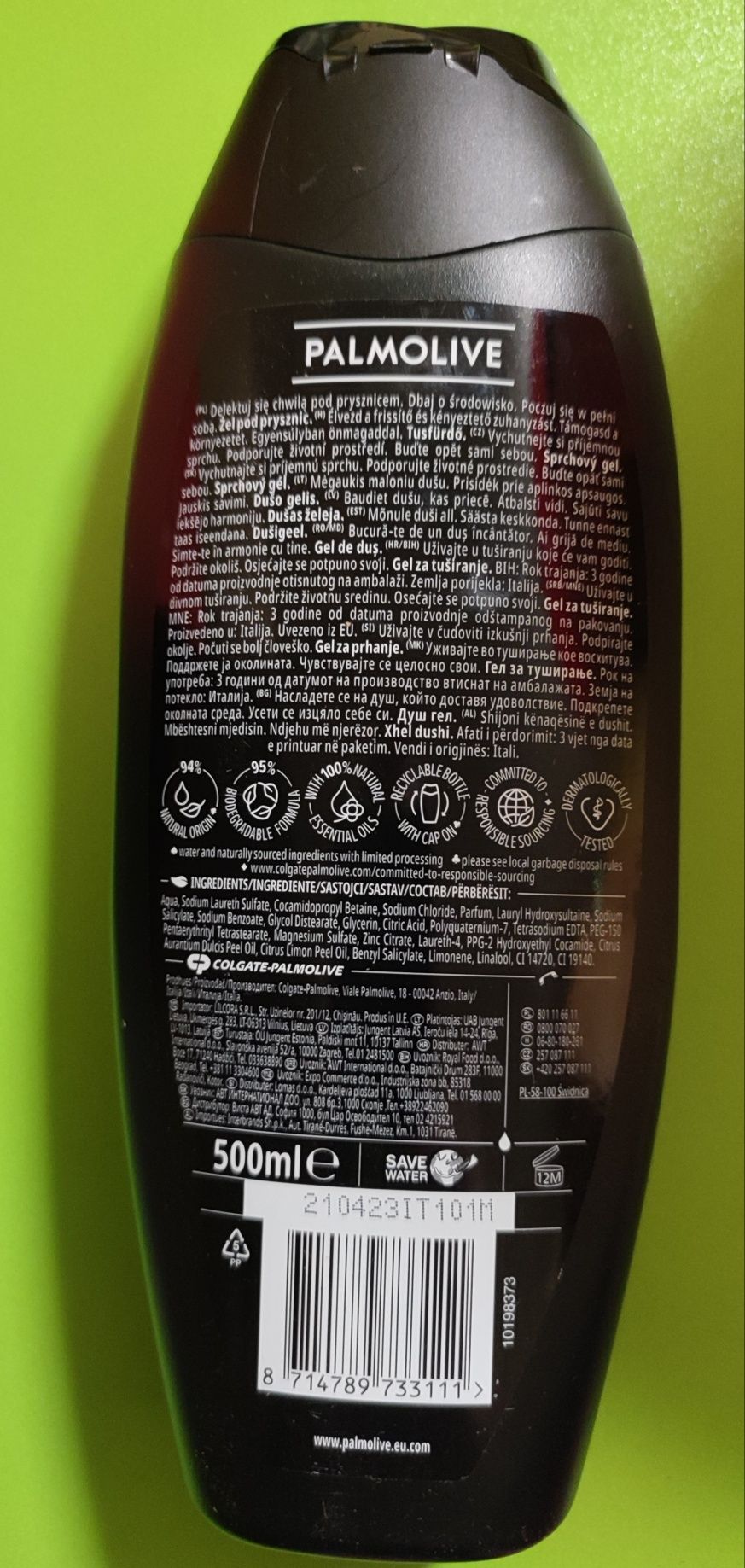 Palmolive. Dwa żele pod prysznic 500ml