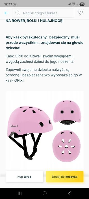 Kask ochronny Kidwell