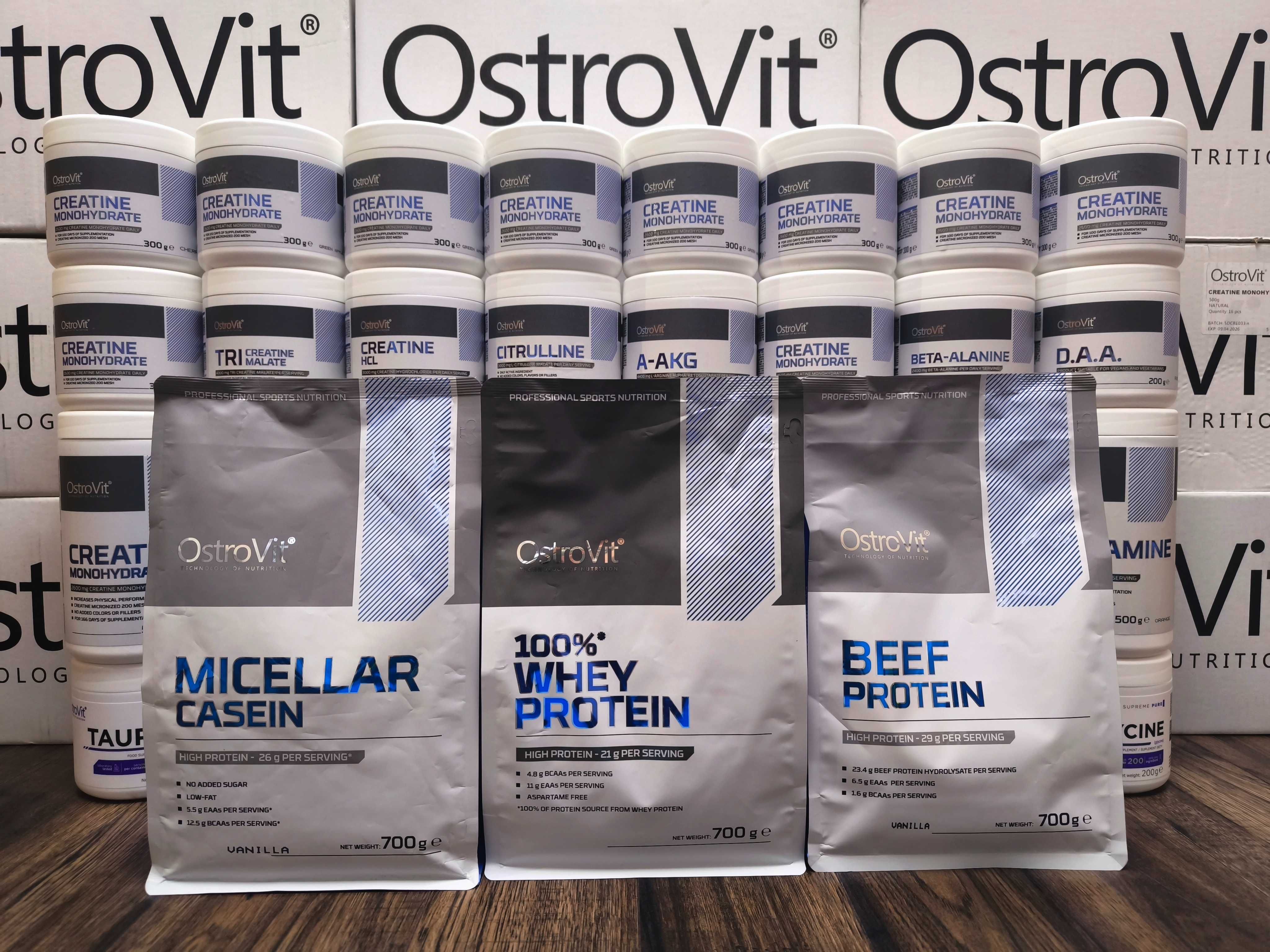 L-Glutamine 500гр. OstroVit Глютамін креатин протеїн