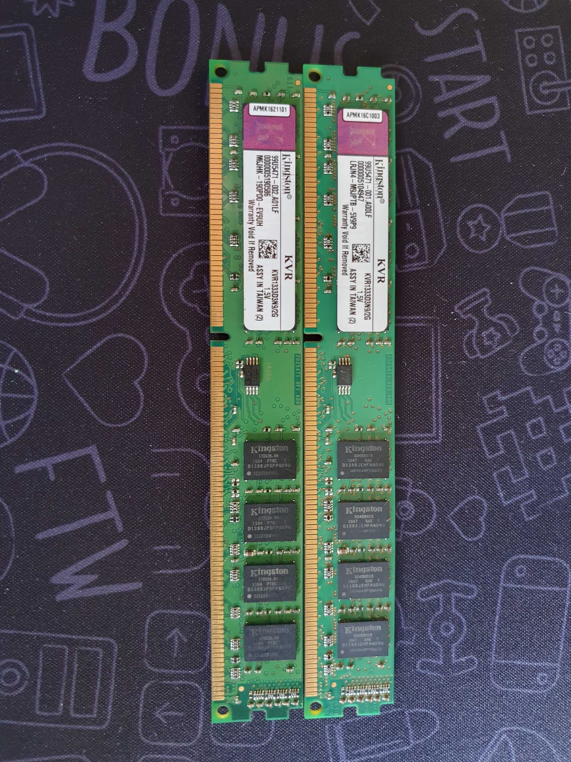 Memória RAM DDR3 2GB PC3-10600U 1333MHz Desktop