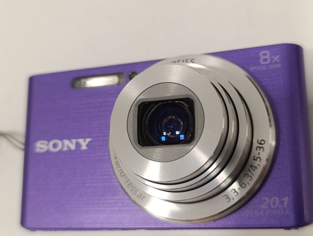 Aparat SONY Cyber-shot DSC-W830 ZEISS 20mp HD x8 vintage CCD jak NOWY