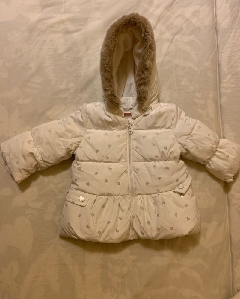 Детский зимний пуховик / куртка Chicco 74 см 12 мес