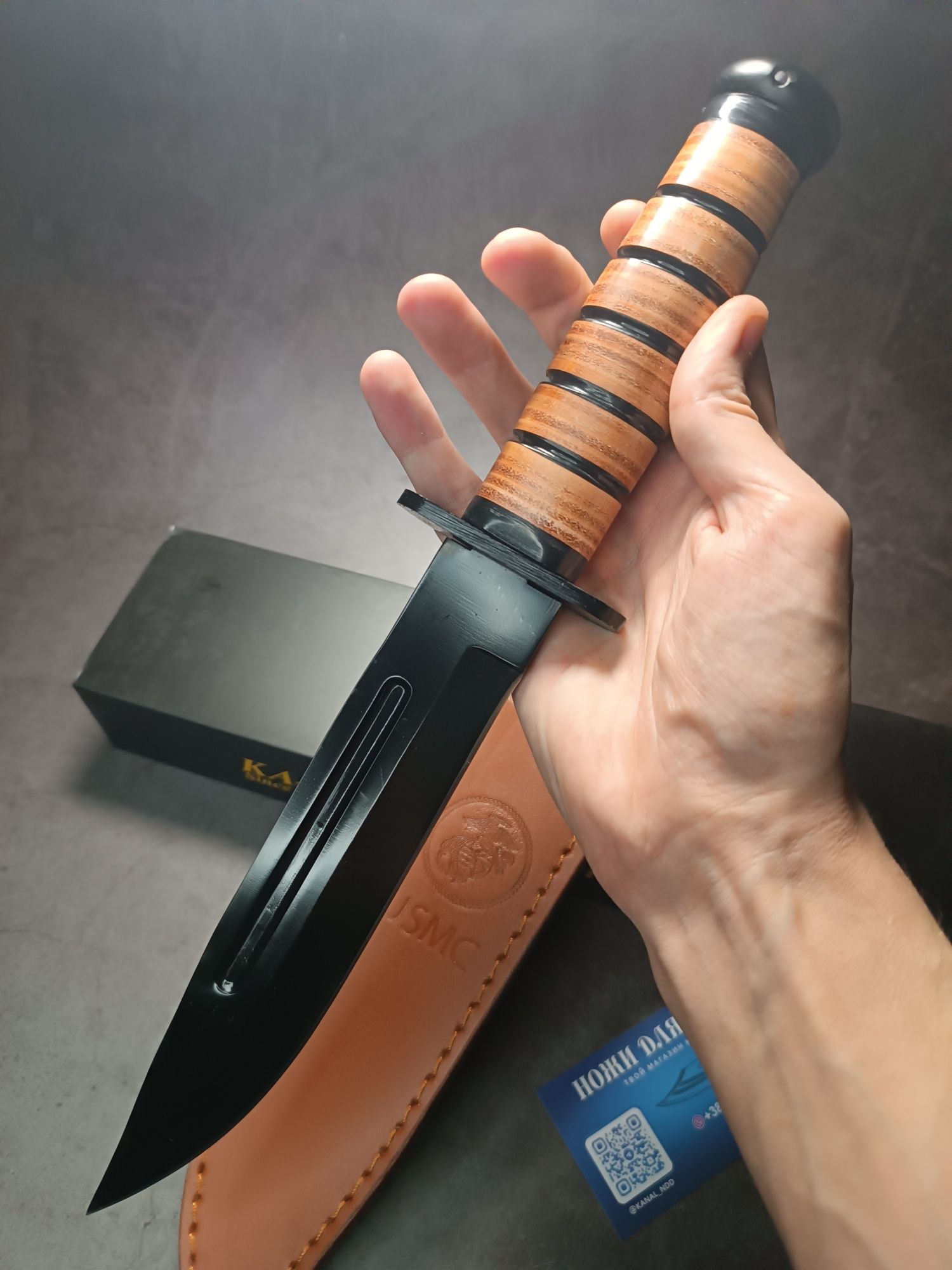 Классический тактический нож морской пехоты США KA-BAR USMC
