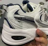 New Balance 530 White Silver Navy EU 42