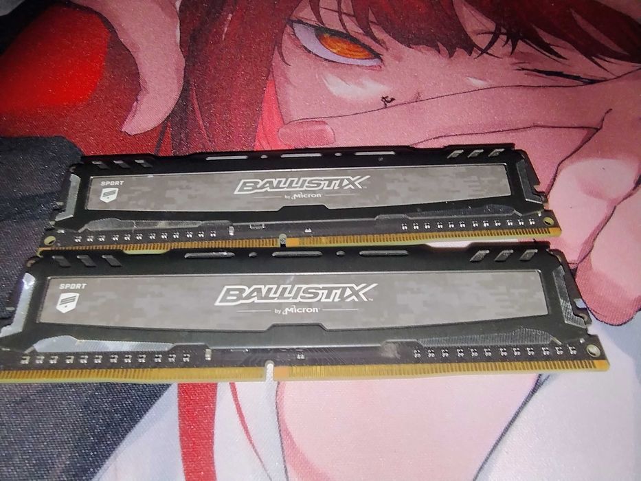 Оперативна пам’ять Crucial Ballistix 16 ГБ (2×8) DDR4-2666 CL16