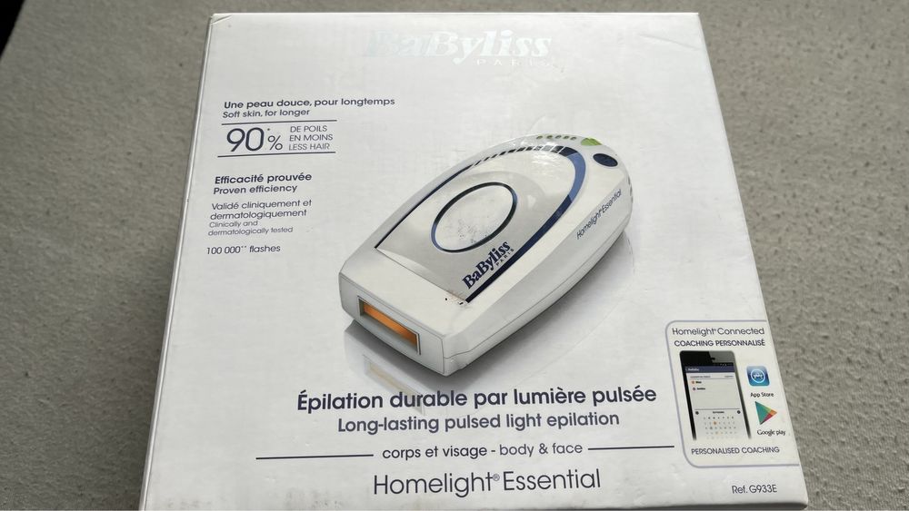 Depilator IPL babyliss paris homelight essential