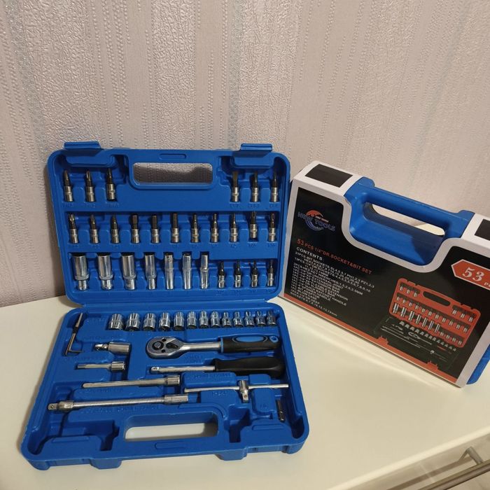 Haбор торцевых головок,бит с трещеткой удлинитель воро