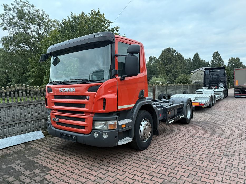 SCANIA P230 3,6 m rozstaw Rama do zabudowy 2011 E5 Asenizacyjny