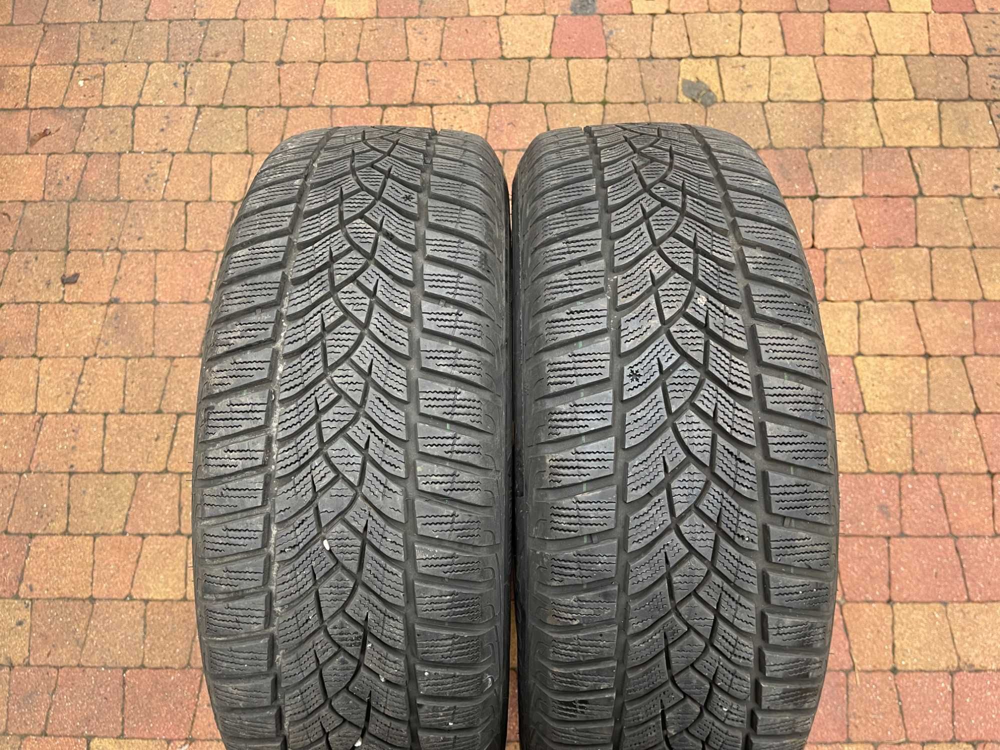 3657. Opony zimowe 215/55/17 Goodyear 8mm 2021r cena za 2szt