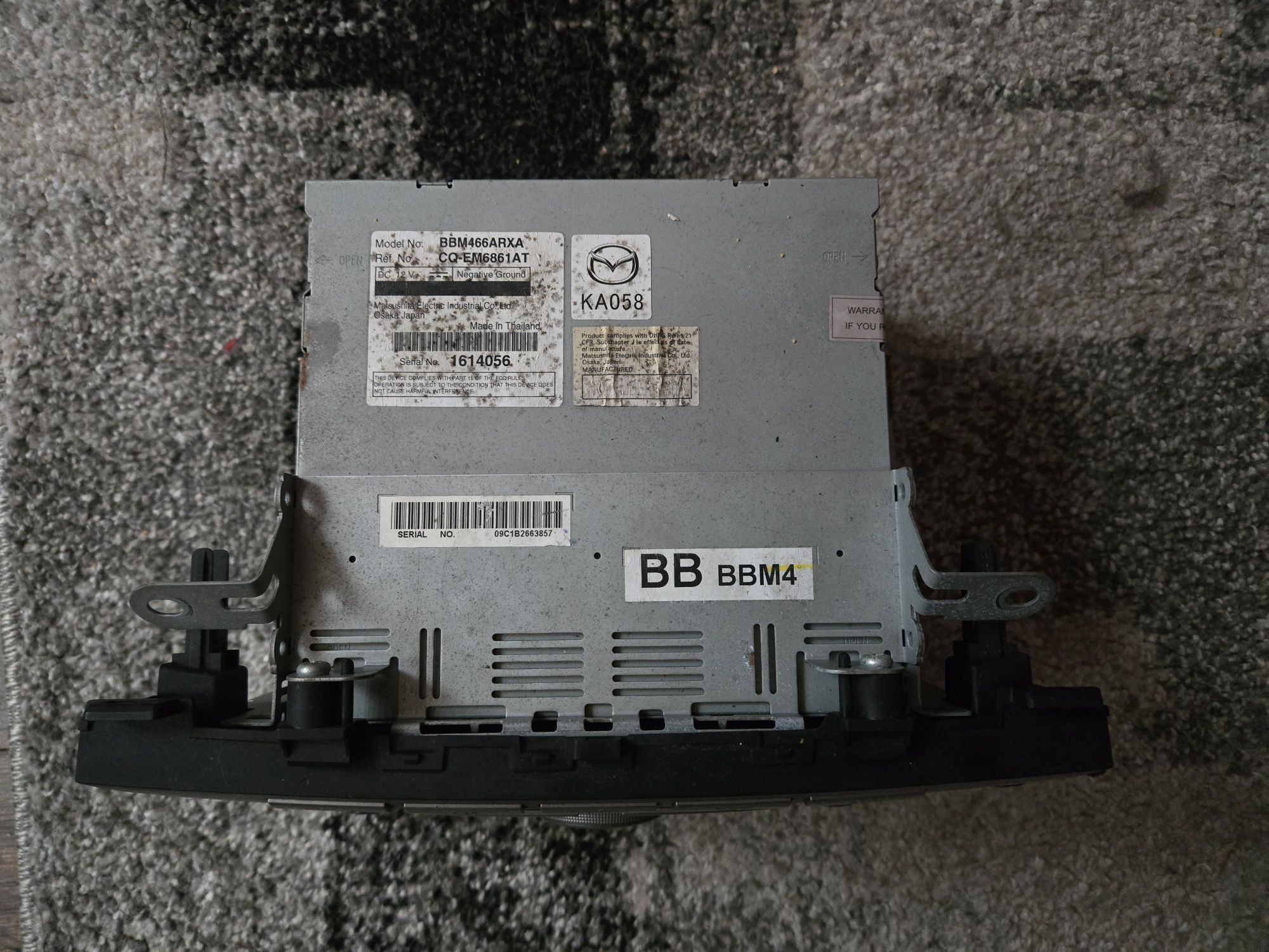 Oryginalne Radio mazda 3. Zmieniarka cd nagłośnienie BOSE