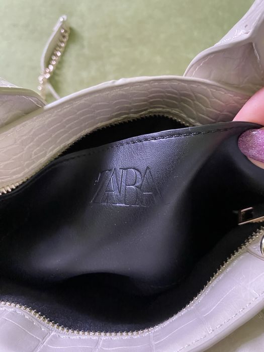 Сумка ZARA бежевая