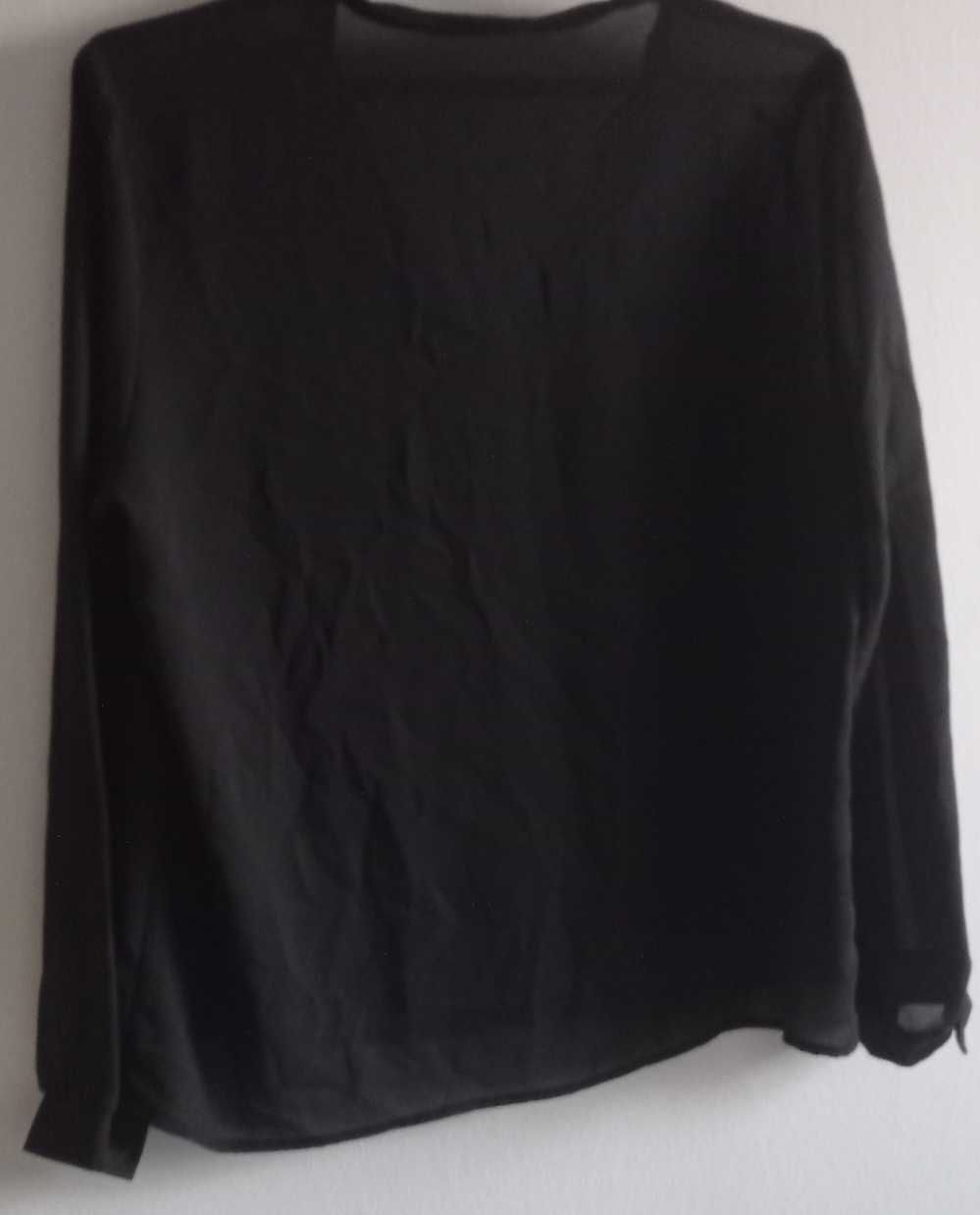 Czarna klasyczna koszula, r. XL (42)