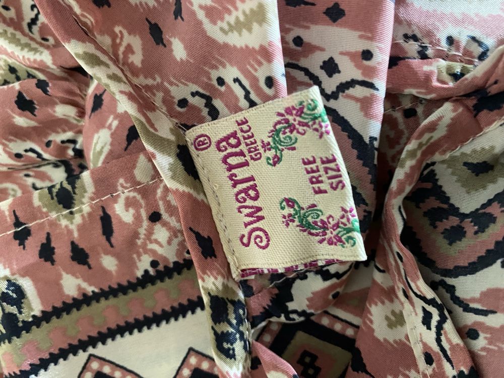 Długa sukienka boho hippie free size orientalna