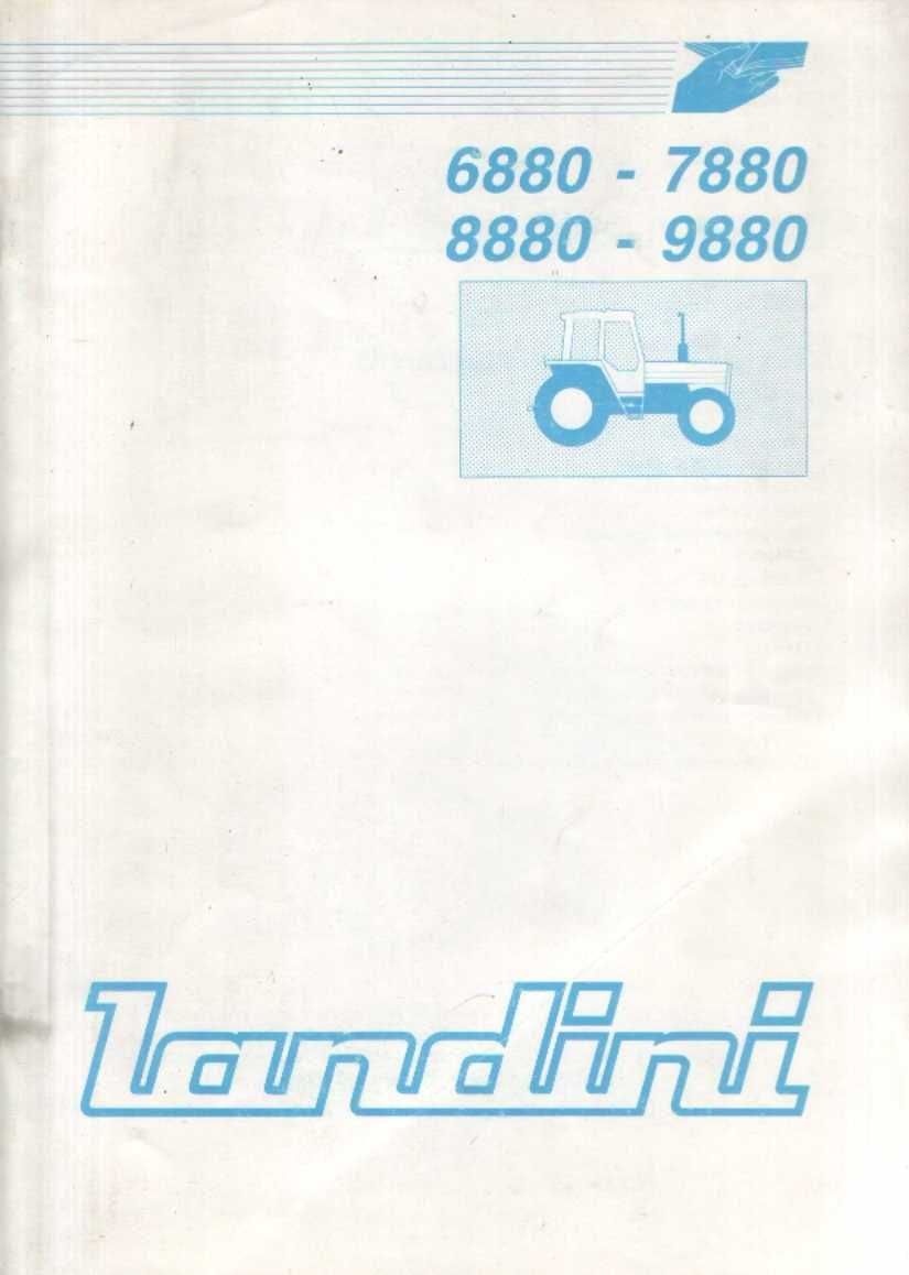Instrukcja napraw Landini seria 80 , 70  , 60