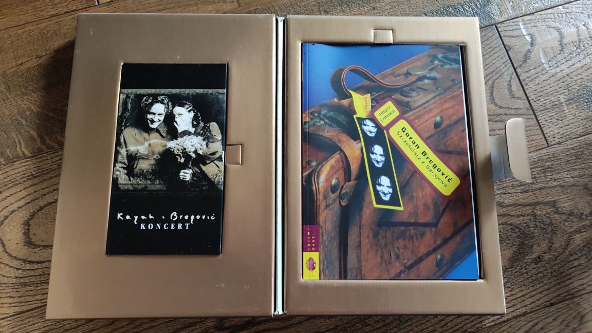 Kayah i Bregović płyta CD, kaseta VHS+książka