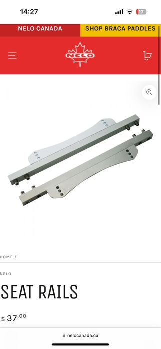 Сляйд для спортивной байдарки Nelo