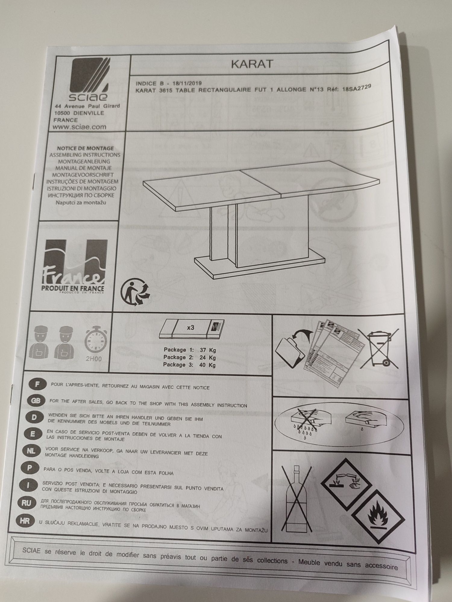 Mesa de sala jantar