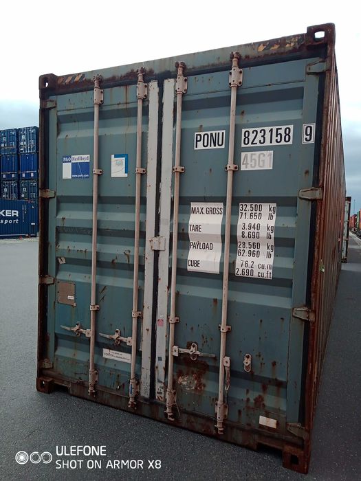 Tani Kontener morski 12 m ze zdjęć 40 HC używany