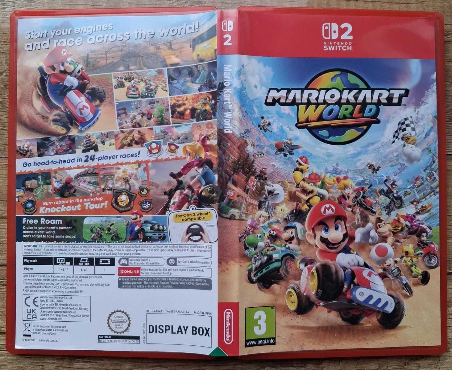 PUDEŁKO BOX do Mario Kart World Nintendo Switch 2