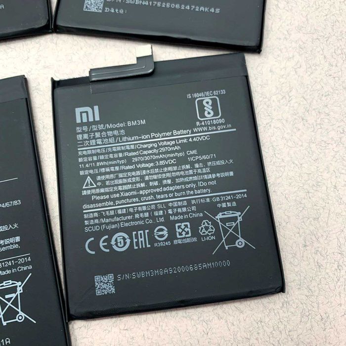 Батареї до Xiaomi (всі моделі) BM3E BM3J BM4F BM4J BN4A BN52 BP40 BP41