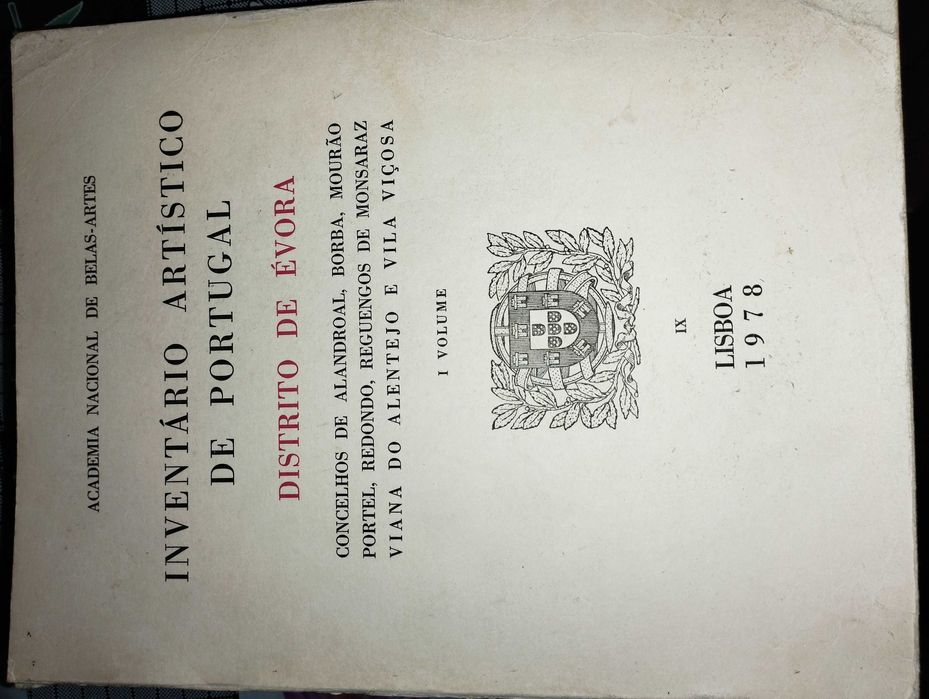 Inventário Artístico de Portugal - distrito de Évora - Túlio Espanca