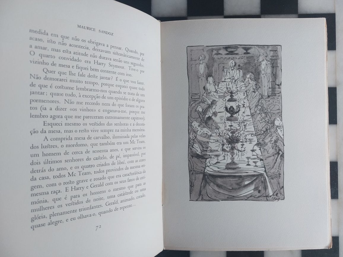 O labirinto de Maurice Sandoz com ilustrações de Salvador Dalí