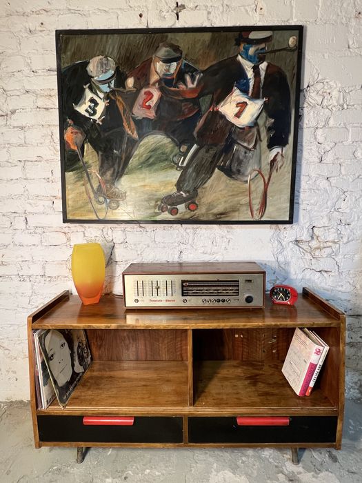 Szafka Biblioteczka Leśniewski Lejkowski prl vintage retro