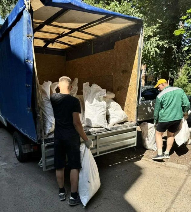 Вывоз хлама мебели вещей, Вывоз мусора в Харькове, Вывоз мусора газель