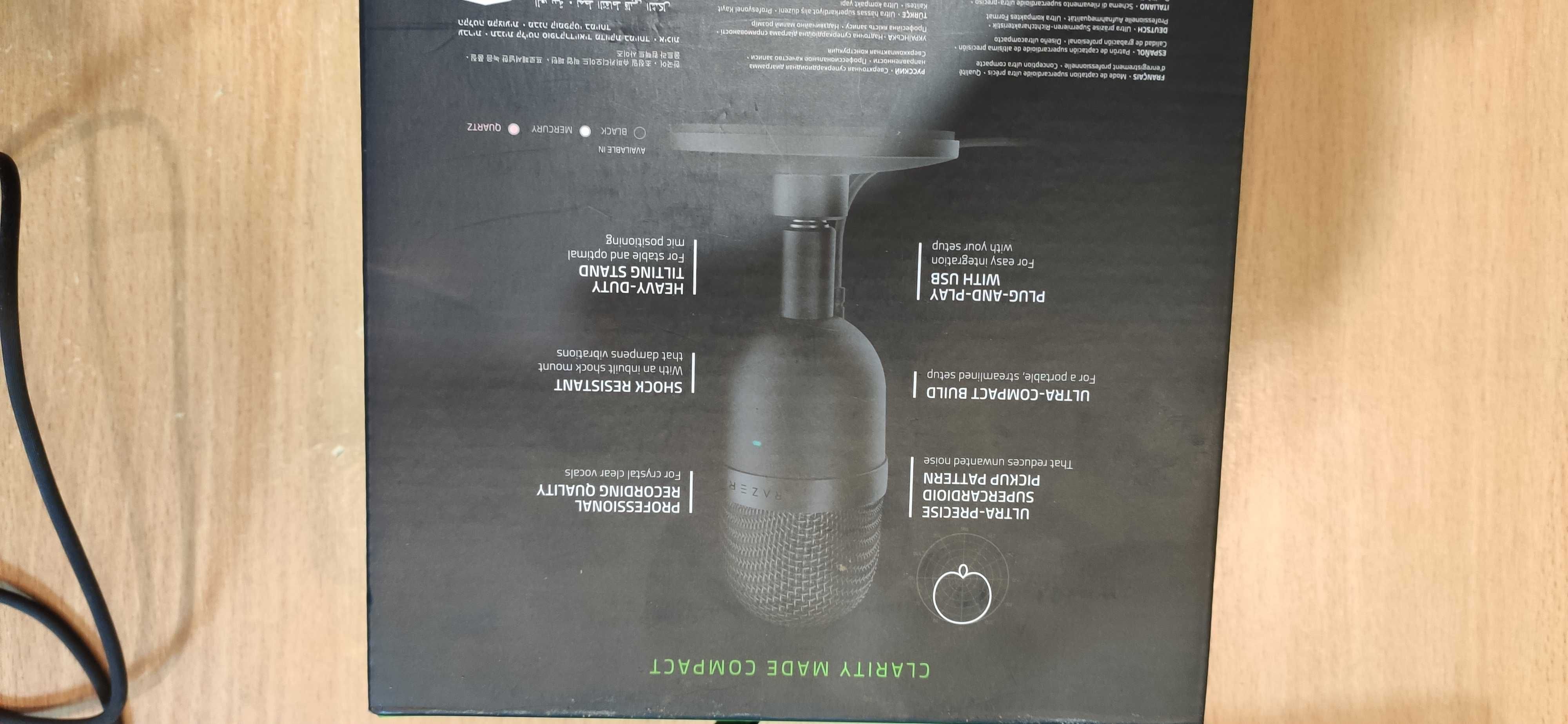 Микрофон для ПК / для стриминга, подкастов Razer Seiren mini Black