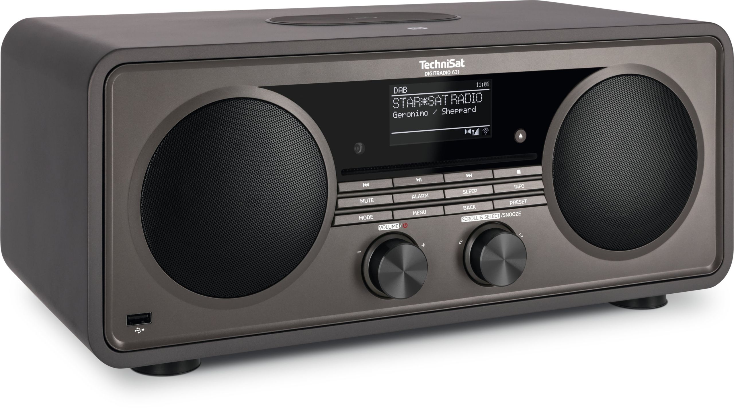 Radio sieciowe DAB+, FM, internetowe TechniSat Digitradio 631