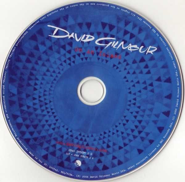 Фирменный David Gilmour  "On An Island" 2006. CD Digibook.Made in EU.