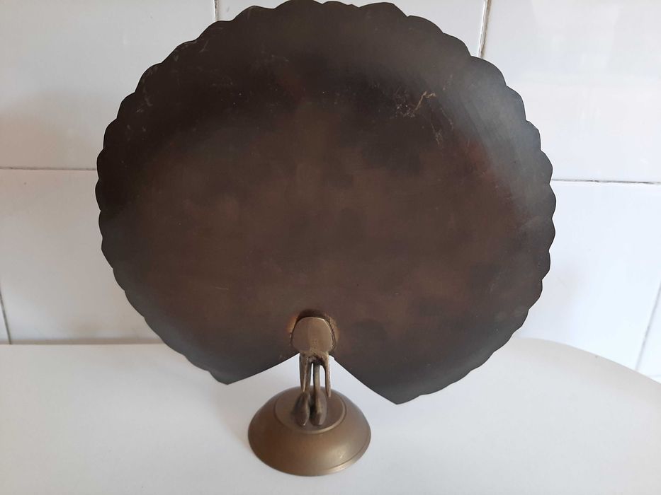 2 Pavões Indianos Decorativos em Latão