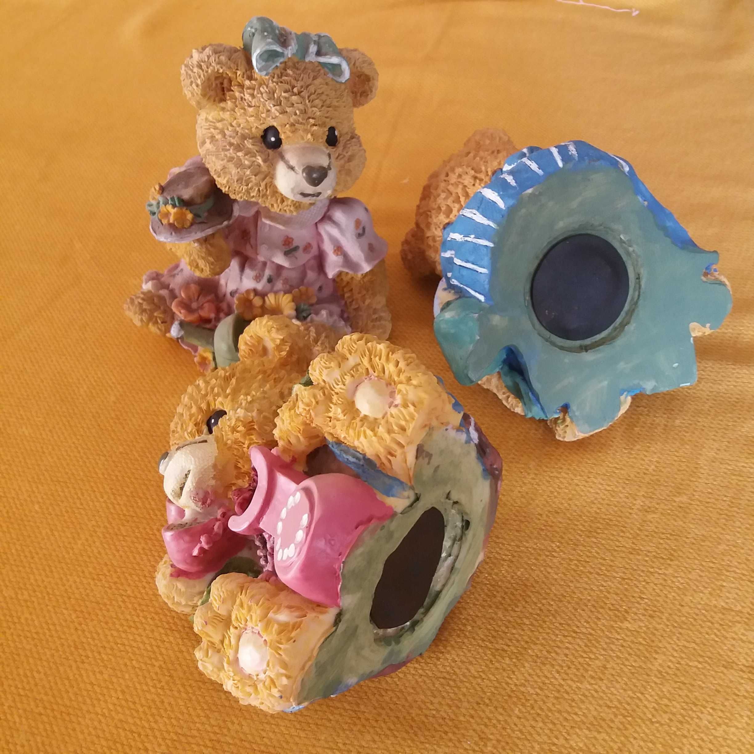 Ursinhos mialheiro em cerâmica