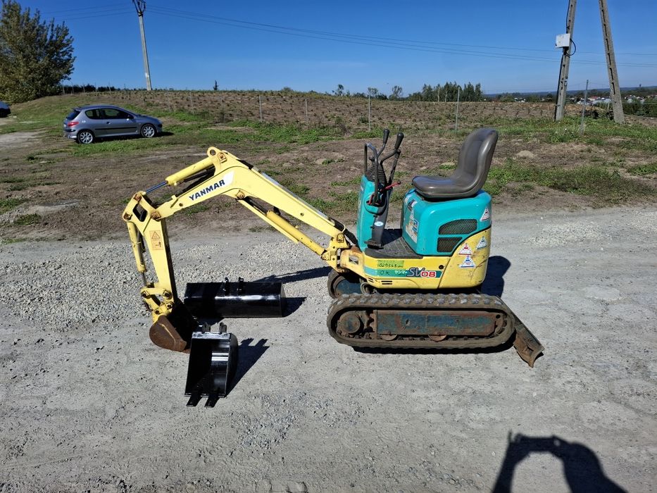 Mini Koparka Yanmar SV 08  12km  rozsuwane gąsienice 3 łyżki