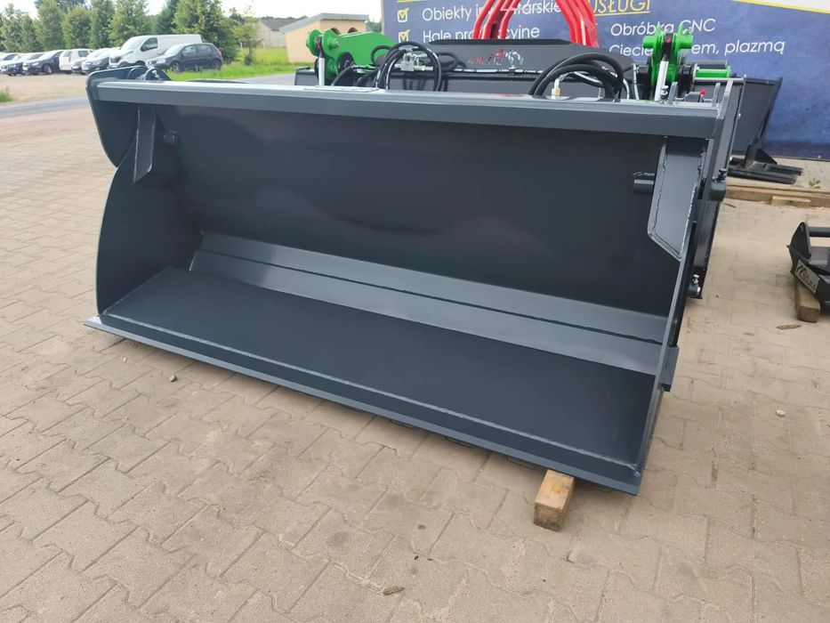 Łyżka budowlana 3w1 krokodyl, rekin, 220 cm, Komatsu, Volvo, Manitou, Bobcat, JCB, Schaffer