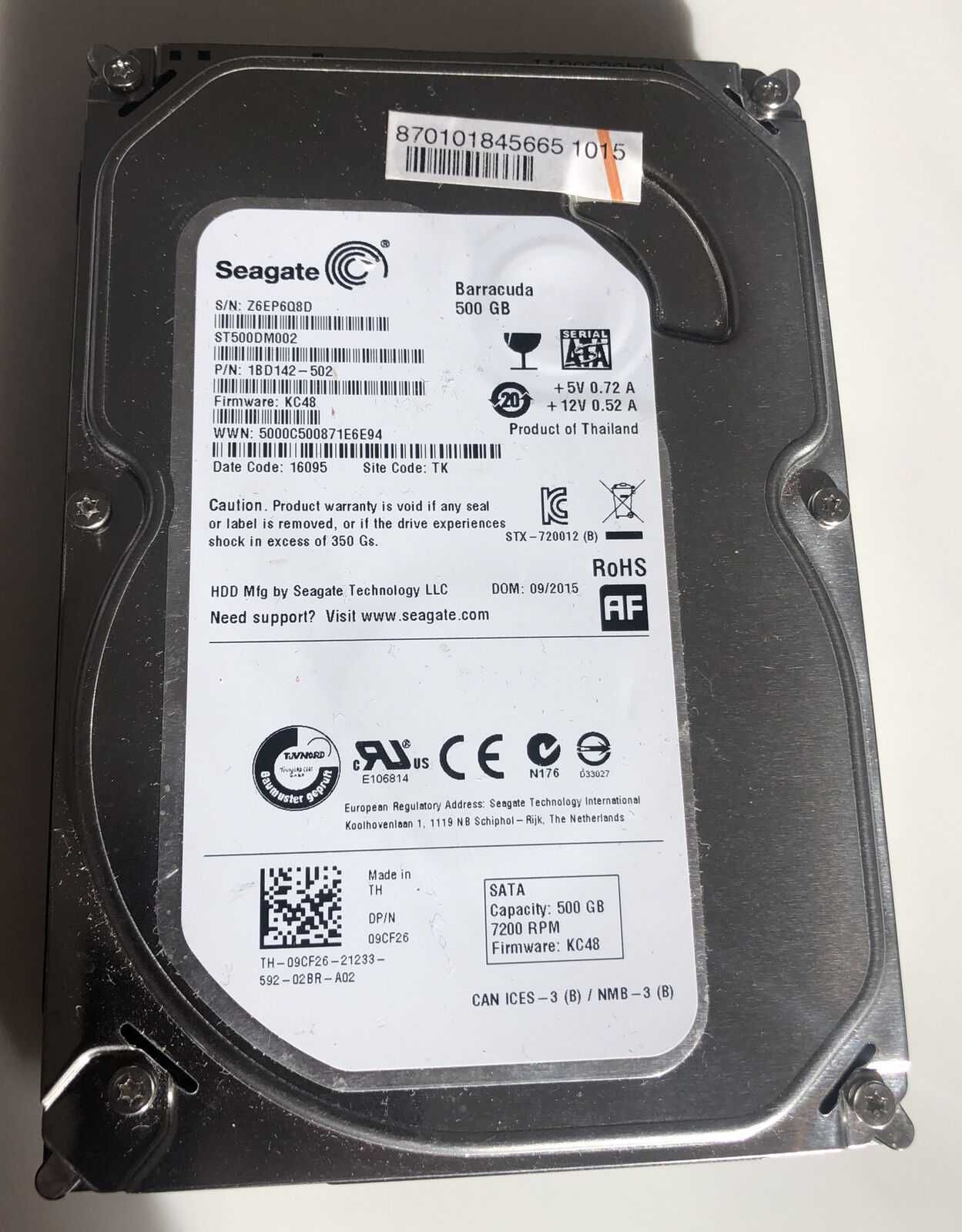 Discos SATA 3,5"  e 2,5" 320gb, 500Gb